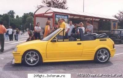 205-uri de dincolo - uite un cabrio !:D - 205 modificat