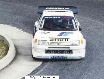 205 in actiune. - turbojack - 205 modificat