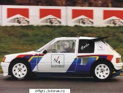 205 in actiune. - turbojack - 205 modificat