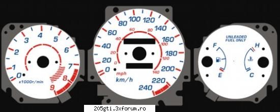 Cine stie cum(unde) se leaga un turometru. - @alexbv : Uite si un vitezometru cu 220 ;) - Modificari interior!